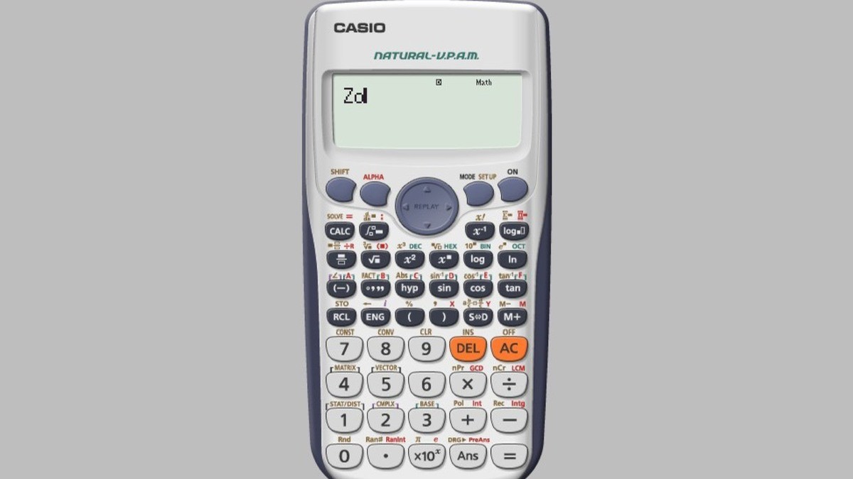 Cách viết chữ Z trên máy tính Casio bằng phím Shift và số