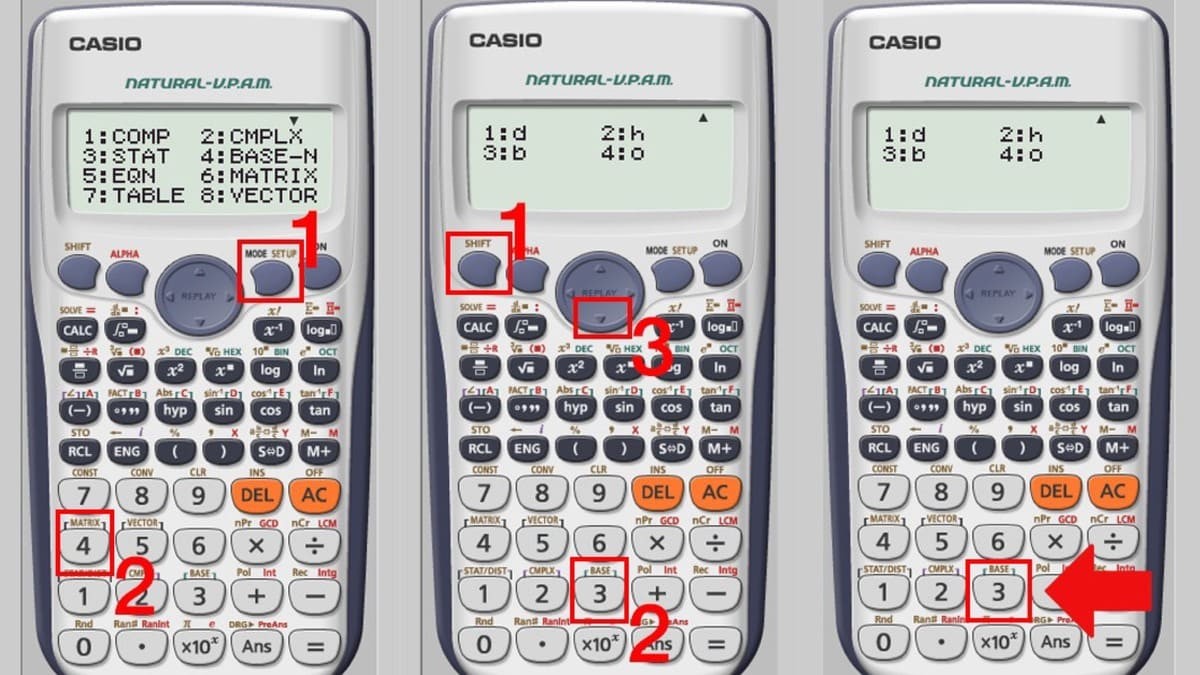 Cách viết chữ B trên máy tính Casio bằng phím Alpha