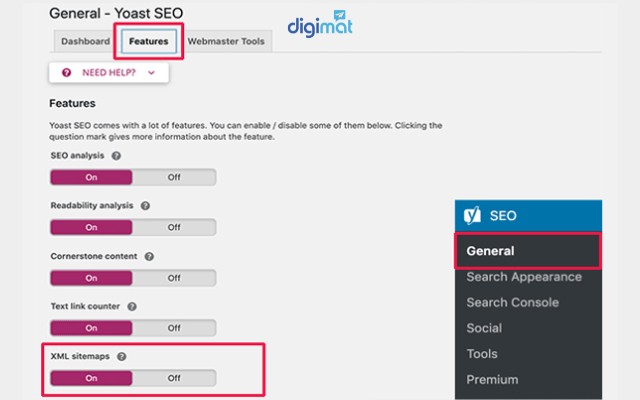 Yoast SEO là một plugin phổ biến để tạo sitemap trên WordPress