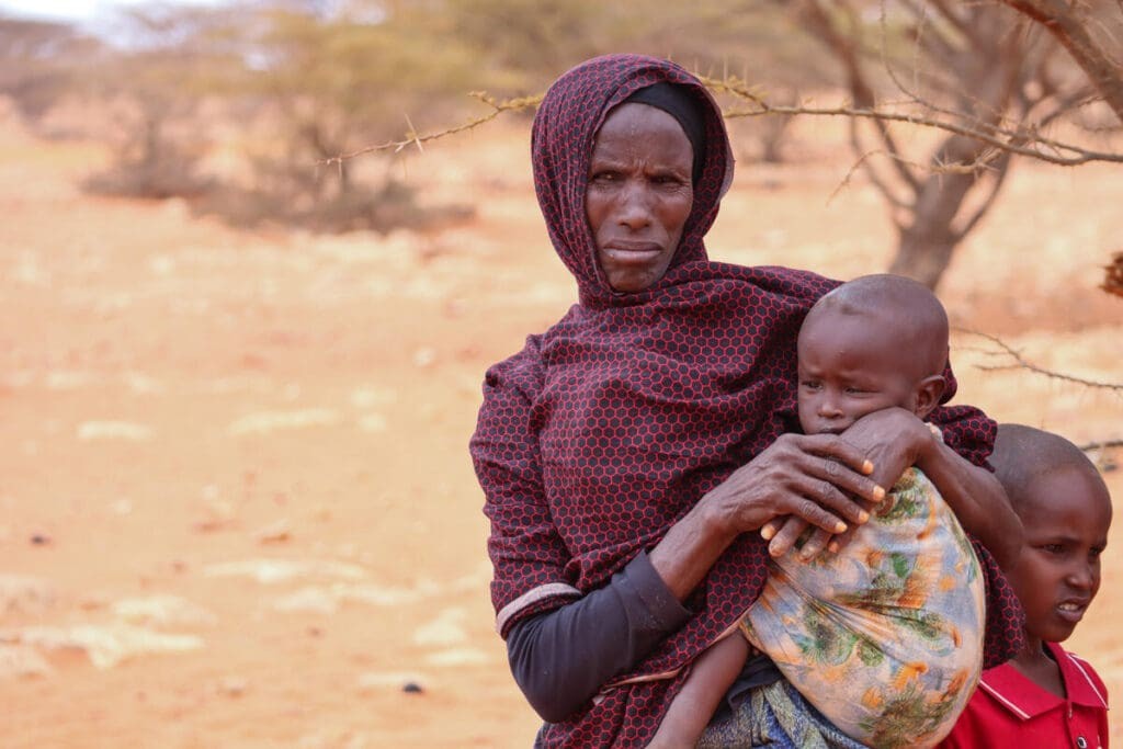 Một nữ nông dân ở Somalia