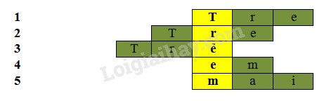 Giải ô chữ tiếng Việt lớp 5