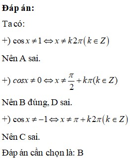 Cosx Khác 1: Giải Thích Chi Tiết, Ứng Dụng và Bài Tập Cosx Khác 1: Giải Thích Chi Tiết, Ứng Dụng và Bài Tập