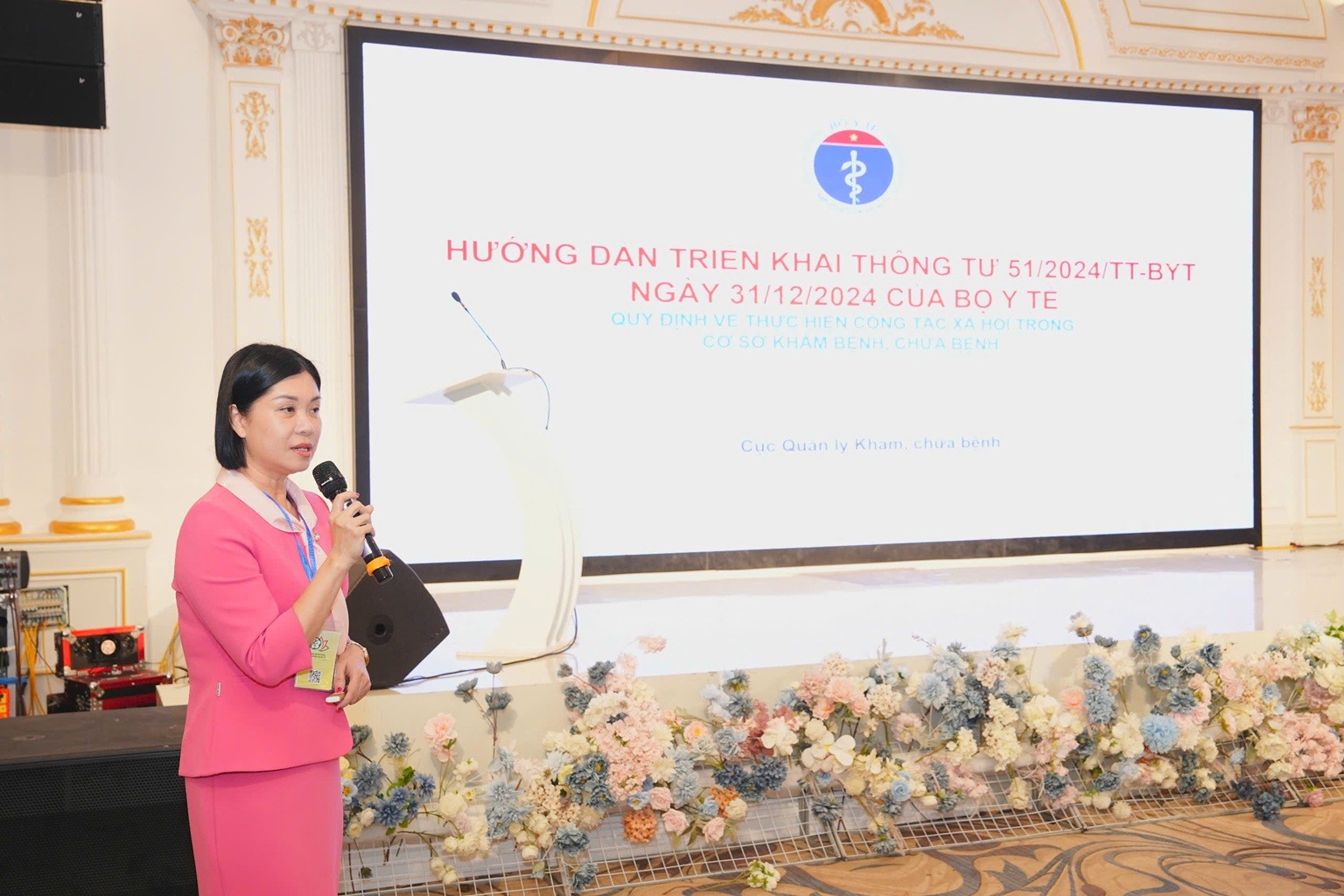 Đại diện Bộ Y Tế chia sẻ về công tác xã hội