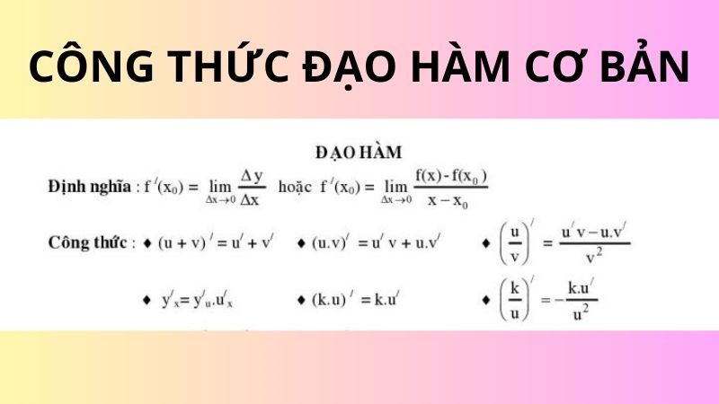 Đạo Hàm của F(x) Là Gì? Ứng Dụng & Công Thức Chi Tiết 2024 Đạo Hàm của F(x) Là Gì? Ứng Dụng & Công Thức Chi Tiết 2024