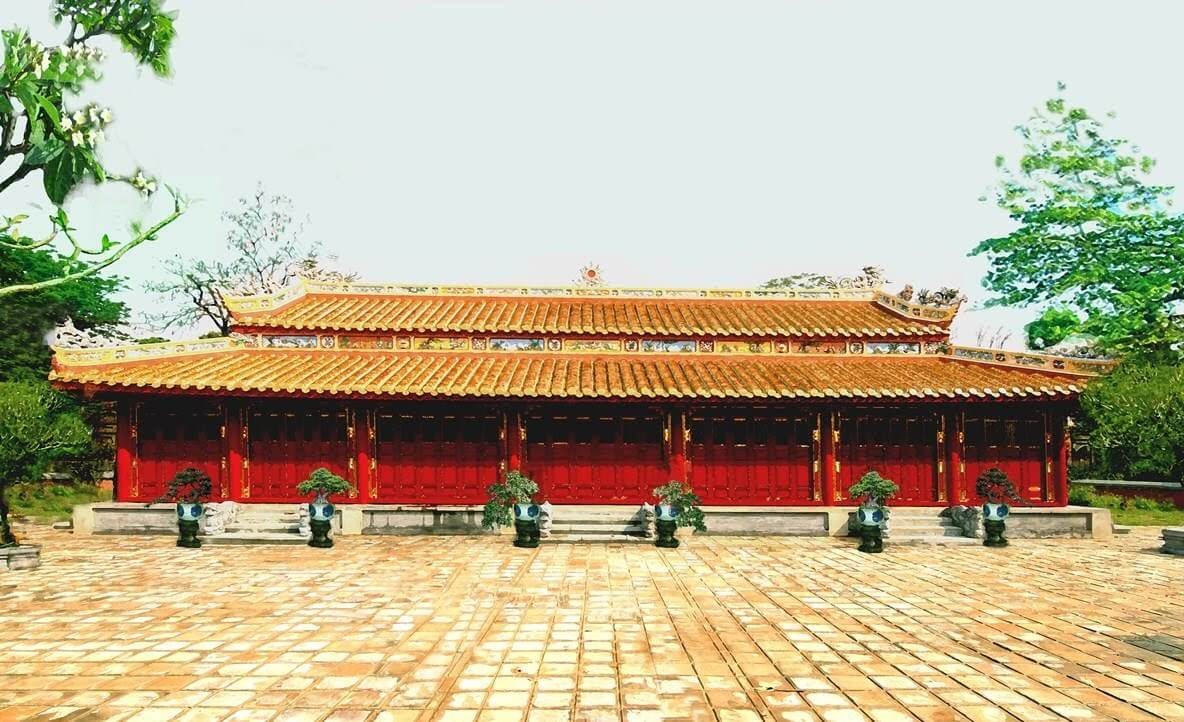Điện Thái Hòa, nơi thể hiện quyền lực của vua Nguyễn