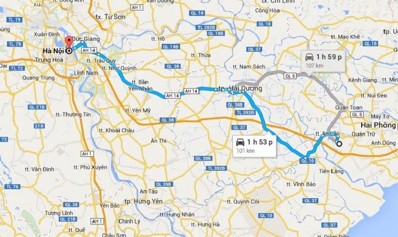 Khoảng Cách Từ Hải Phòng Đến Hà Nội: Bao Nhiêu Km & Đi Bằng Gì? Khoảng Cách Từ Hải Phòng Đến Hà Nội: Bao Nhiêu Km & Đi Bằng Gì?