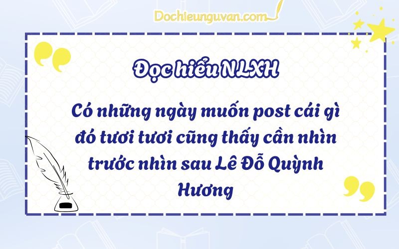 Có Những Ngày Muốn Post Gì Đó Tươi Tươi Cũng Thấy Cần Nhìn Trước Nhìn Sau? Có Những Ngày Muốn Post Gì Đó Tươi Tươi Cũng Thấy Cần Nhìn Trước Nhìn Sau?