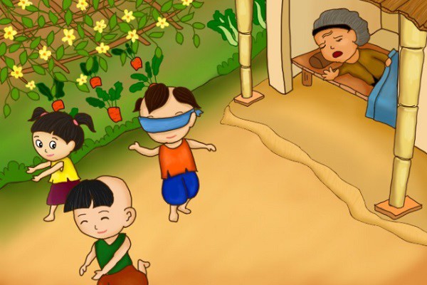 Hình ảnh minh họa: Tích Chu mải chơi, bỏ mặc bà ốm