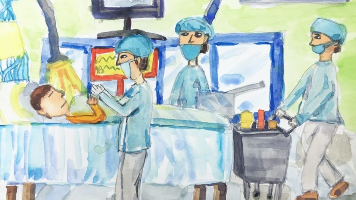 Vẽ Tranh Ước Mơ Của Em Làm Bác Sĩ