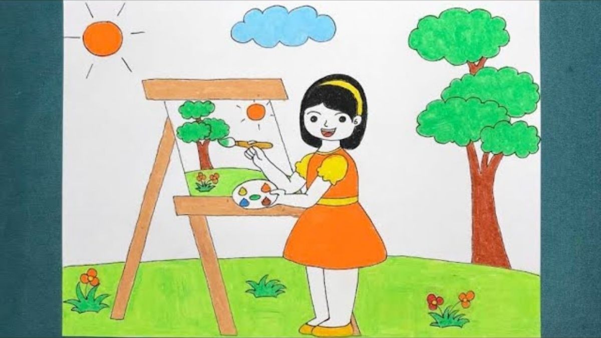 vẽ tranh Ước Mơ Của Em Làm Họa Sĩ