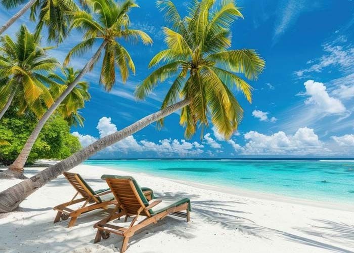 Avatar phong cảnh biển với sóng vỗ