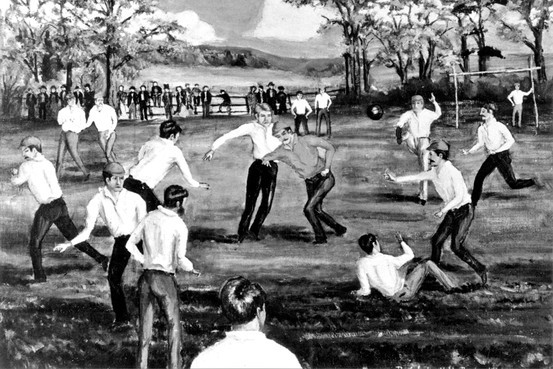 William Boyd, Rutgers-Princeton football game of 1869. 