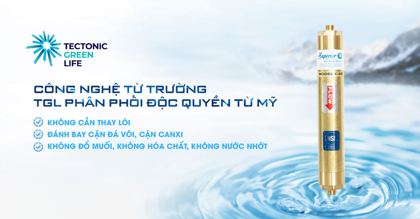 Công nghệ từ trường loại bỏ nước cứng